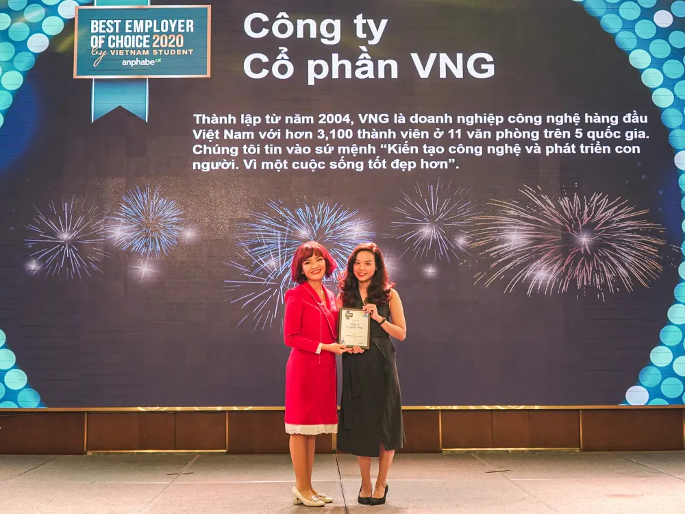 VNG đạt danh hiệu Top 2 Thương hiệu Nhà tuyển dụng hấp dẫn  ảnh 1