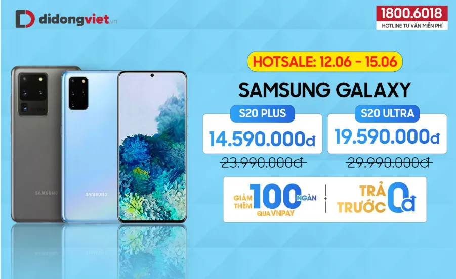 Di Động Việt: Galaxy S20 Plus, S20 Ultra đồng loạt giảm đến 10,4 triệu đồng  ảnh 2