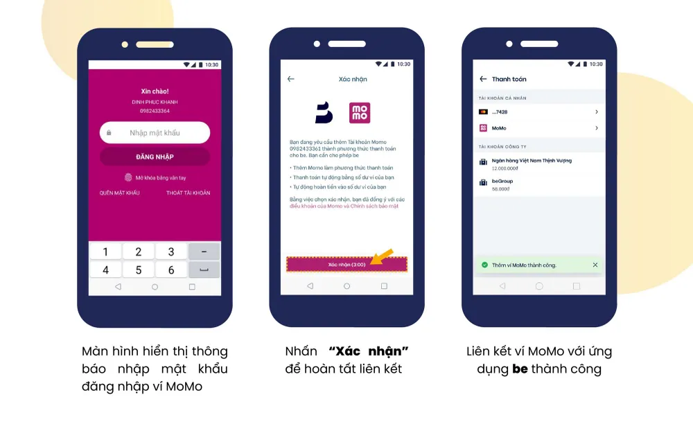 Ứng dụng gọi xe "be" đã thanh toán được bằng ví MoMo  ảnh 3
