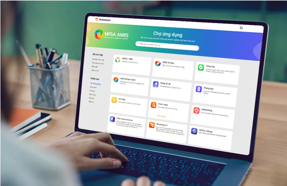 Chợ ứng dụng trên MISA AMIS