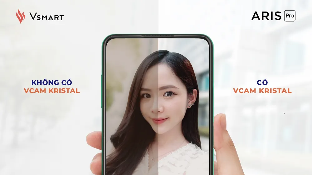 Vsmart Aris Pro: Smartphone trang bị camera ẩn dưới màn hình  ảnh 1