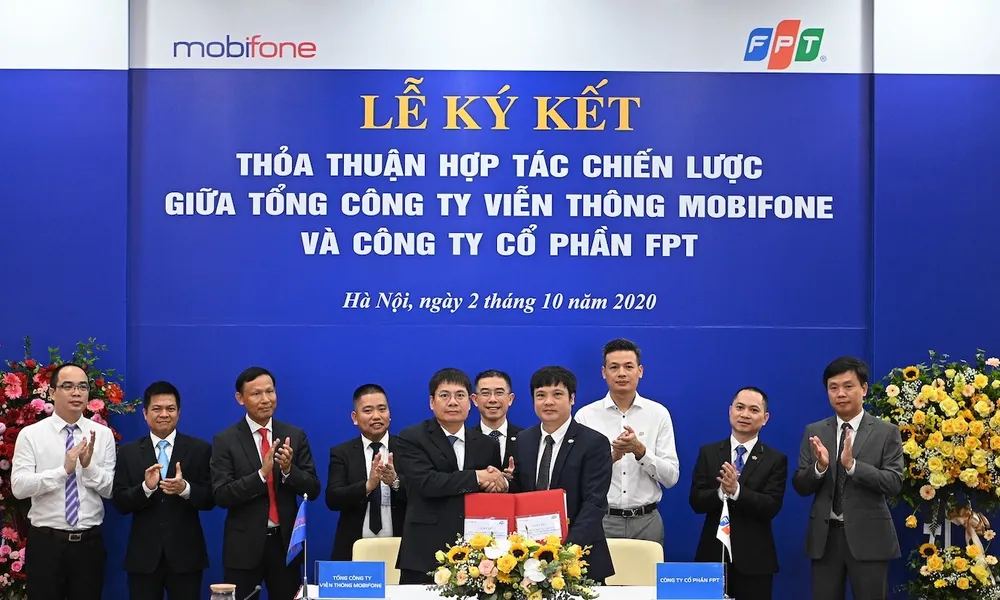 MobiFone  và FPT ký kết chiến lược