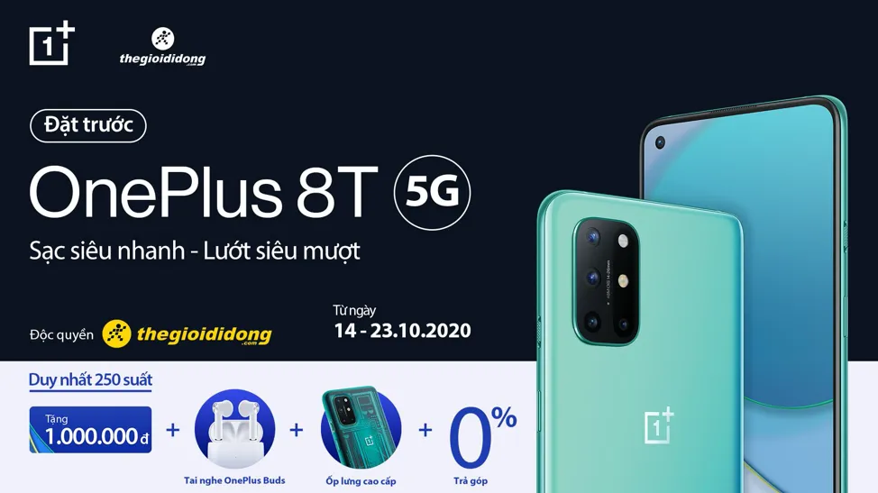 OnePlus 8T 5G bán độc quyền tại Thế Giới Di Động ảnh 5