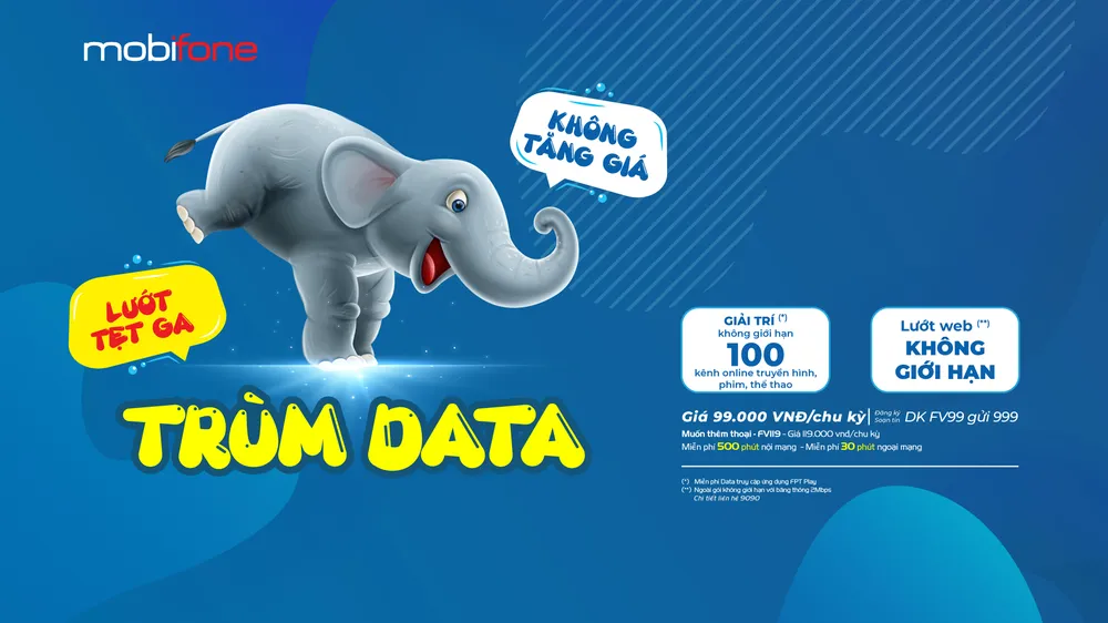 MobiFone ra mắt gói cước Trùm Data - lướt tẹt ga, không tăng giá ảnh 1
