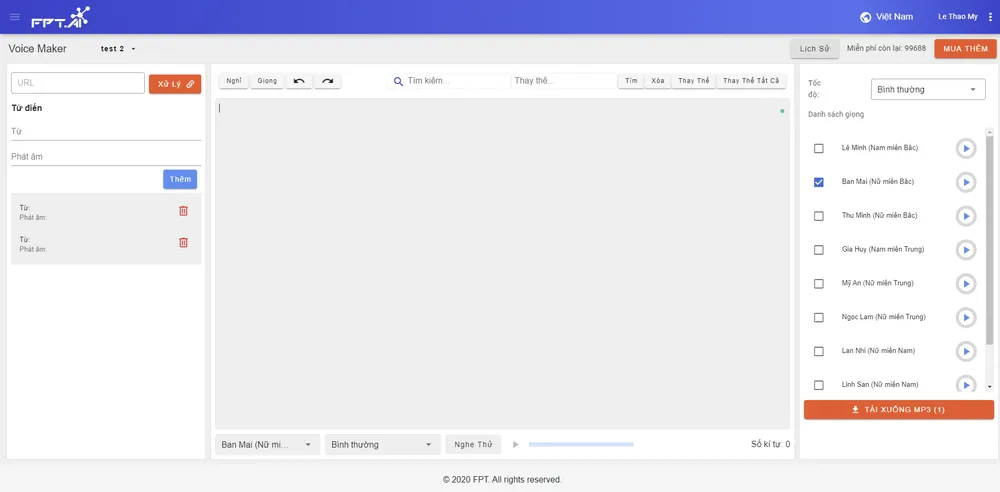 5 giây chuyển đổi văn bản thành giọng nói với ứng dụng Voice Maker ảnh 1