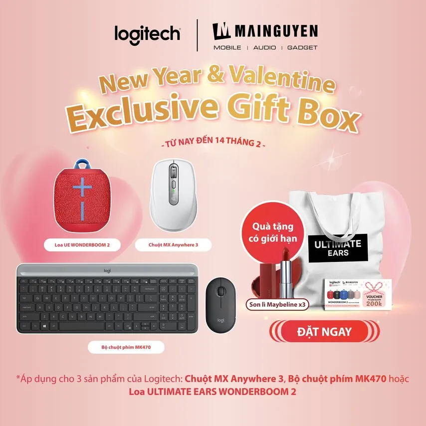 Hộp quà tết và Valentine 2021 độc quyền từ Logitech  ảnh 5