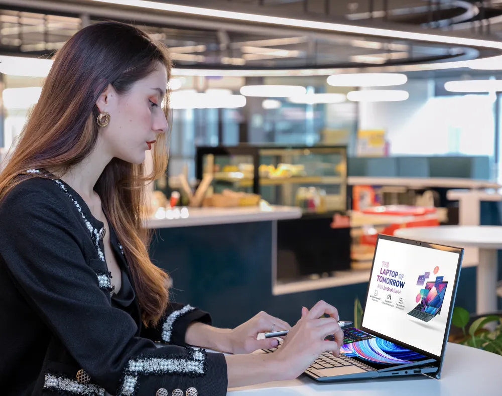 ZenBook Duo 14 UX482 laptop có thiết kế 2 màn hình  ảnh 4