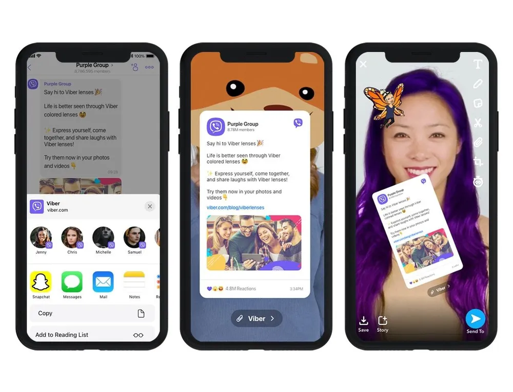Rakuten Viber hợp tác với Snap tích hợp công nghệ AR vào nền tảng nhắn tin  ảnh 1