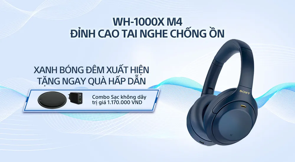 Sony giới thiệu tai nghe chống ồn WH-1000XM4 phiên bản Xanh Bóng Đêm  ảnh 4