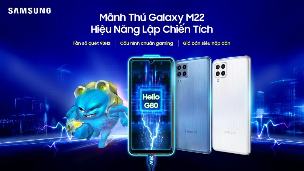 Samsung Galaxy M22: Smartphone tầm trung nổi bật nhất trong phân khúc  ảnh 3
