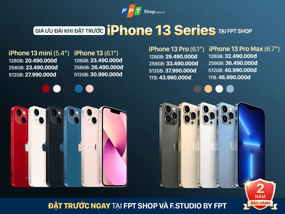 FPT Shop và F.Studio by FPT chính thức nhận đặt trước iPhone 13 Series  ảnh 1