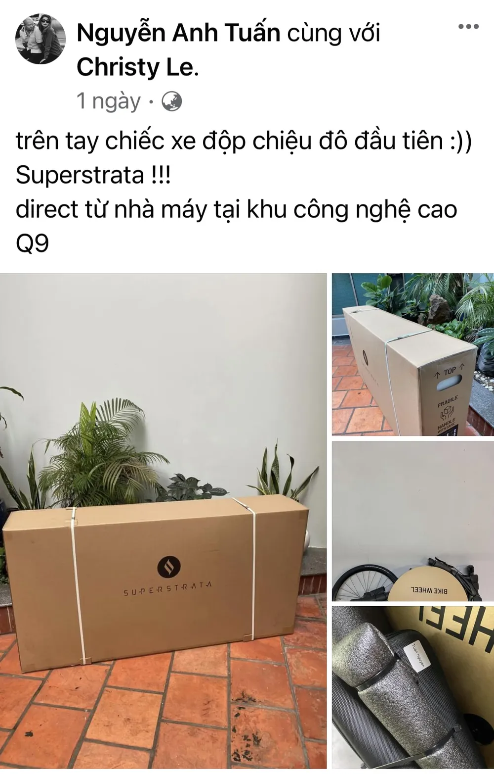 Xe đạp sợi carbon nguyên khối công nghệ in 3D “made in Vietnam” Superstrata nhận “mưa” lời khen từ cộng đồng mạng ảnh 2