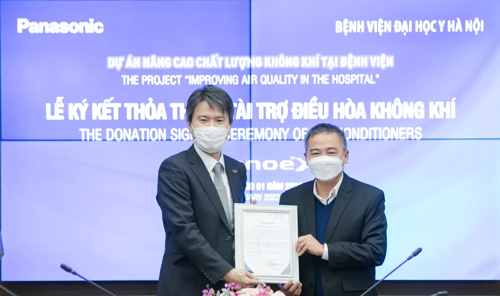 Panasonic khởi động dự án “Nâng cao chất lượng không khí tại bệnh viện” ảnh 1