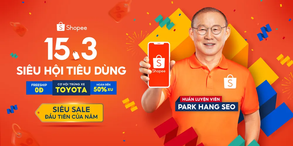 Shopee khởi động sự kiện 15-3 Siêu Hội Tiêu Dùng - Siêu sale đầu tiên của năm  ​ ảnh 1