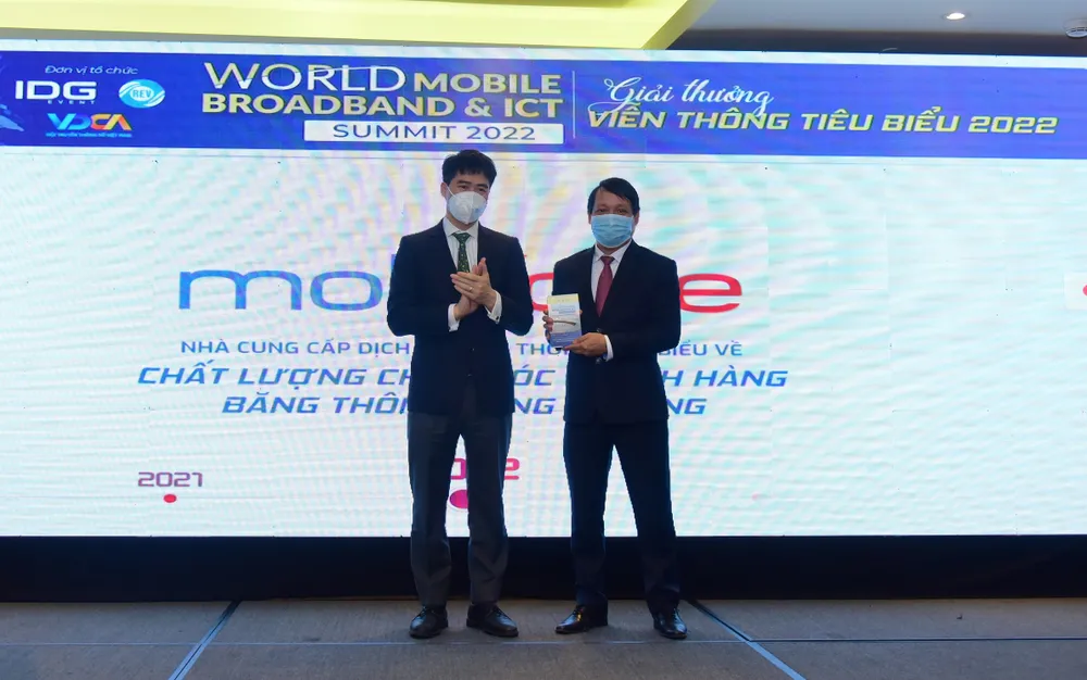 MobiFone nhận giải thưởng về chất lượng chăm sóc khách hàng băng thông rộng di động ảnh 1