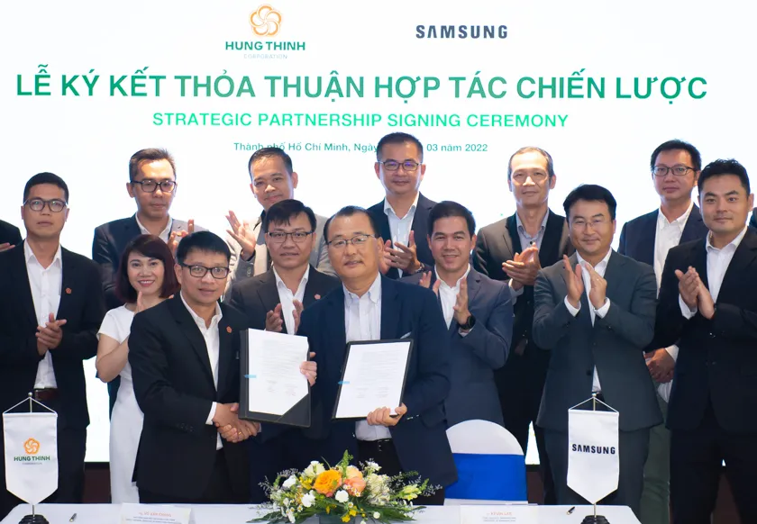 Samsung và Tập đoàn Hưng Thịnh ký kết hợp tác