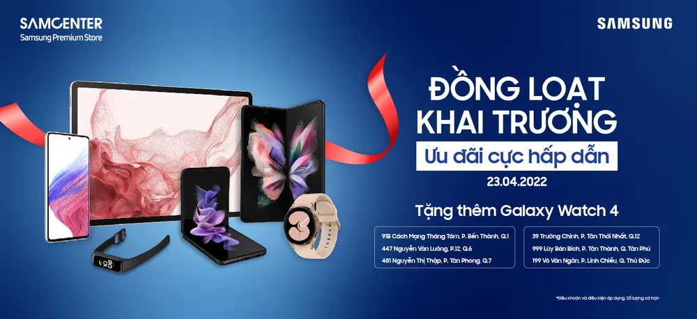 Samsung khai trương thêm 6 cửa hàng ủy quyền cao cấp tại TPHCM  ​ ảnh 2