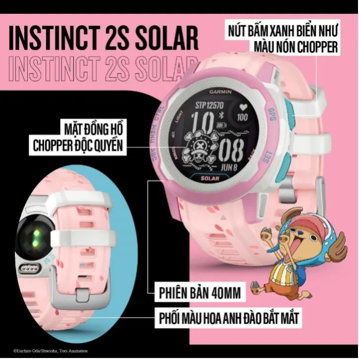 Garmin ra mắt Instinct 2 Solar lấy cảm hứng từ One Piece, phiên bản châu Á ảnh 3