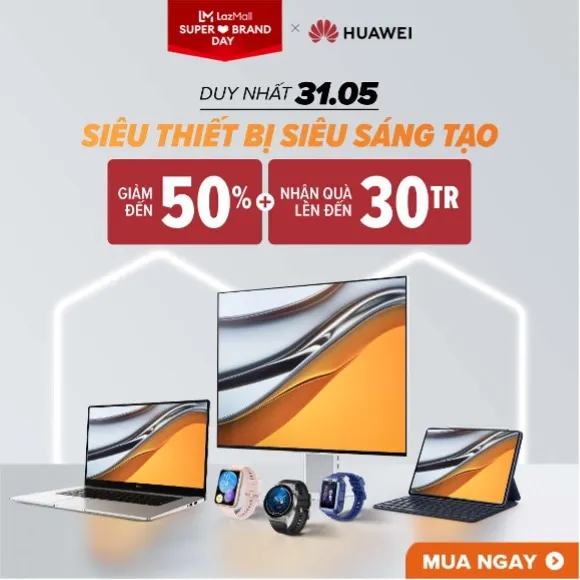 Siêu Sale HUAWEI Super Brand Day trên Lazada ảnh 1