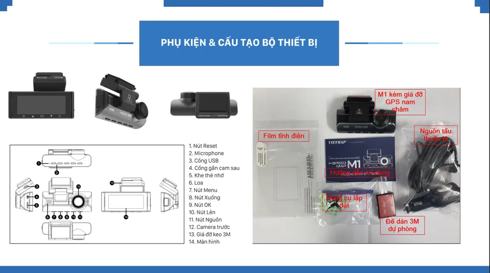 VIETMAP công bố Camera hành trình SPEEDMAP M1 giá trọn bộ gần 6 triệu đồng​ ảnh 3