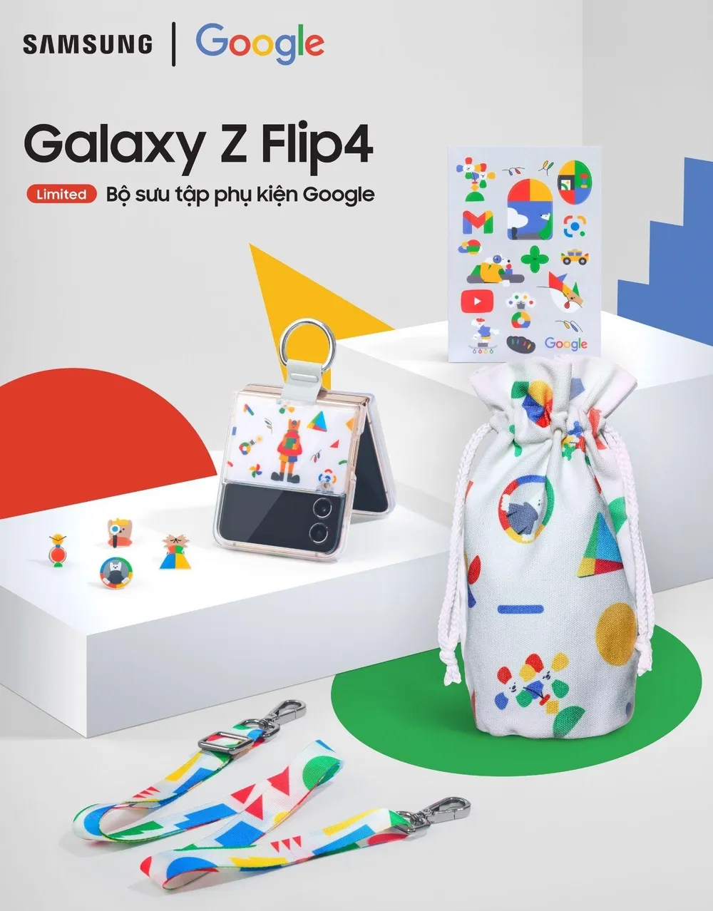 Với trọn bộ phụ kiện đi kèm mang màu sắc đậm chất công nghệ, “bộ cánh” mới hứa hẹn đem đến những trải nghiệm tuyệt vời nhất cho người dùng trẻ yêu thích chất công nghệ sắc màu của Google