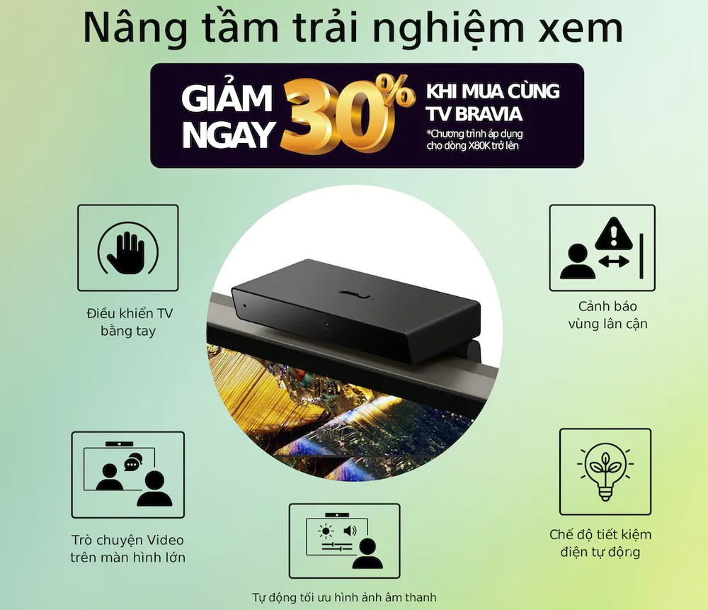 Sản phẩm này hiện đang bán tại các cửa hàng và đại lý của Sony trên toàn quốc với giá 4.500.000 đồng và từ nay đến 31-1-2023, khách hàng mua BRAVIA CAM sẽ được giảm 30% khi mua cùng TV BRAVIA.