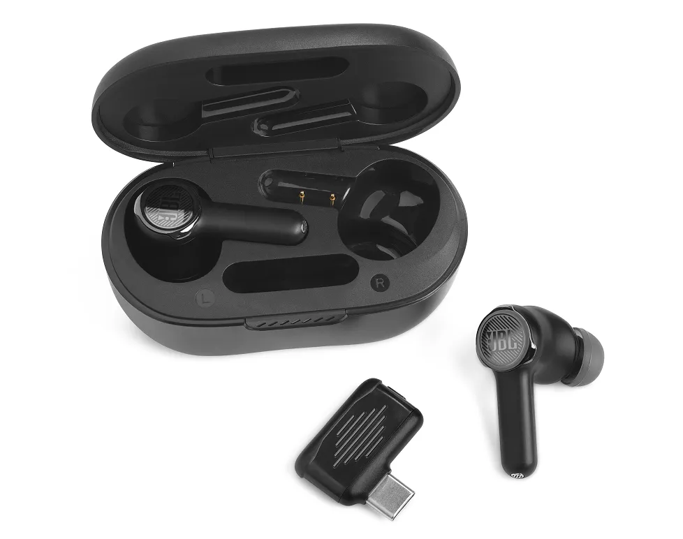 JBL Quantum TWS tương thích với tất cả các nguồn bluetooth, việc chuyển đổi giữa các thiết bị diễn ra liền mạch ở bất cứ nơi nào cuộc phiêu lưu của bạn dẫn đến.