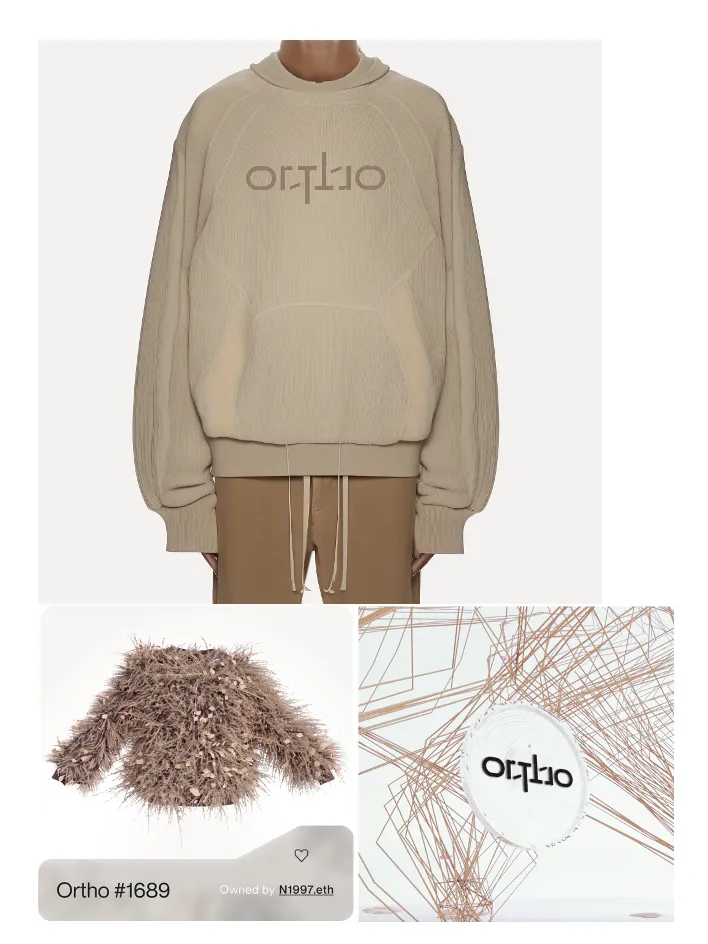 Áo khoác ORTHO gắn chip phiên bản vật lý và phiên bản số Áo khoác ORTHO gắn chip phiên bản vật lý và phiên bản số