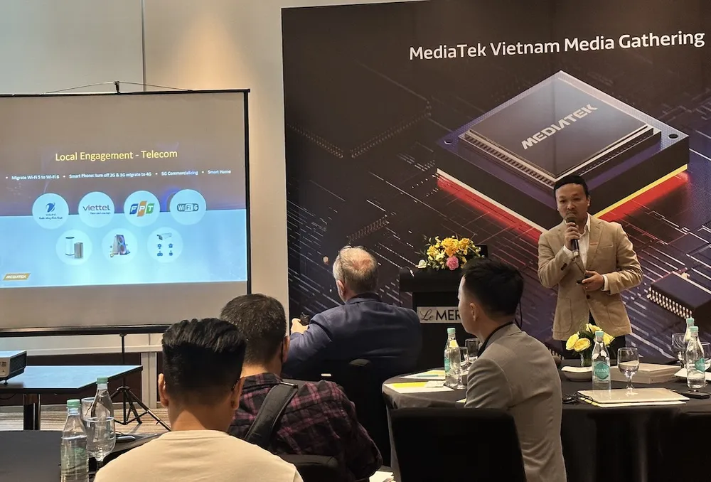 Ông Châu Phạm, Giám đốc Phát triển Kinh doanh MediaTek tại Việt Nam nói về sự hợp tác với các doanh nghiệp trong nước