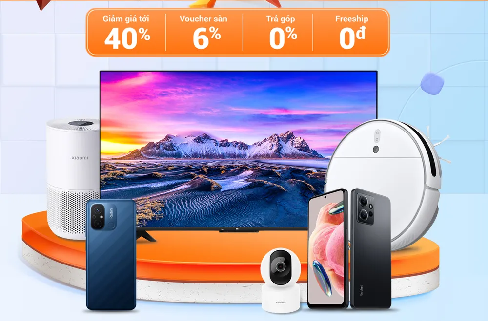 Hàng loạt sản phẩm Xiaomi giảm giá tới 40%