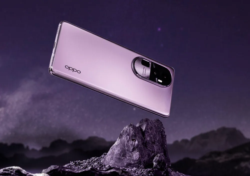 Sản phẩm Reno10 Pro+ 5G phiên bản màu Tím Thạch Anh Sản phẩm Reno10 Pro+ 5G phiên bản màu Tím Thạch Anh