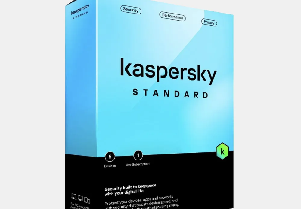 Kaspersky Standard với các tùy chọn mặc định an toàn