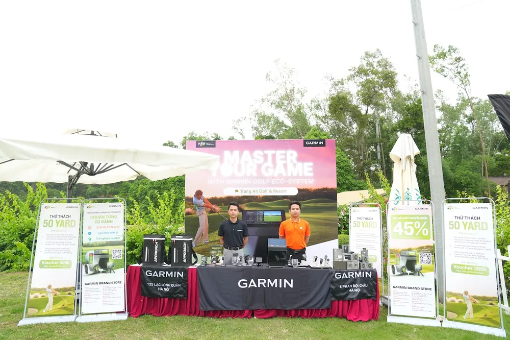 Gian hàng trải nghiệm tại sự kiện ràng An Open 2025.