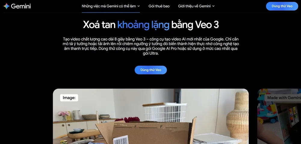 Công cụ Veo 3 của Google chuyên tạo Video AI