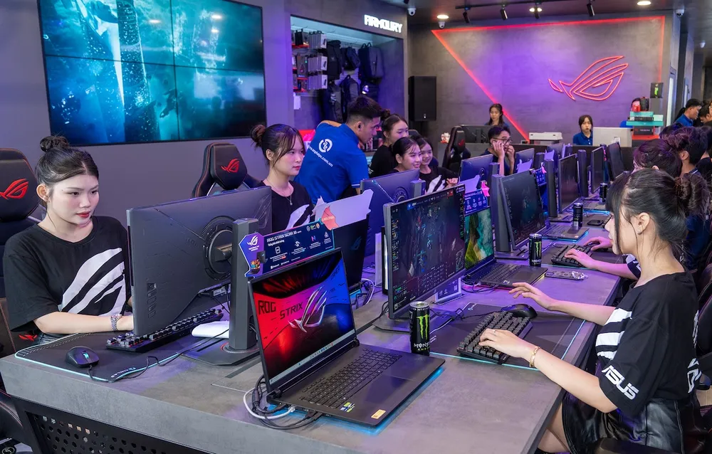 Một góc không gian ROG Exclusive Store tại Việt Nam