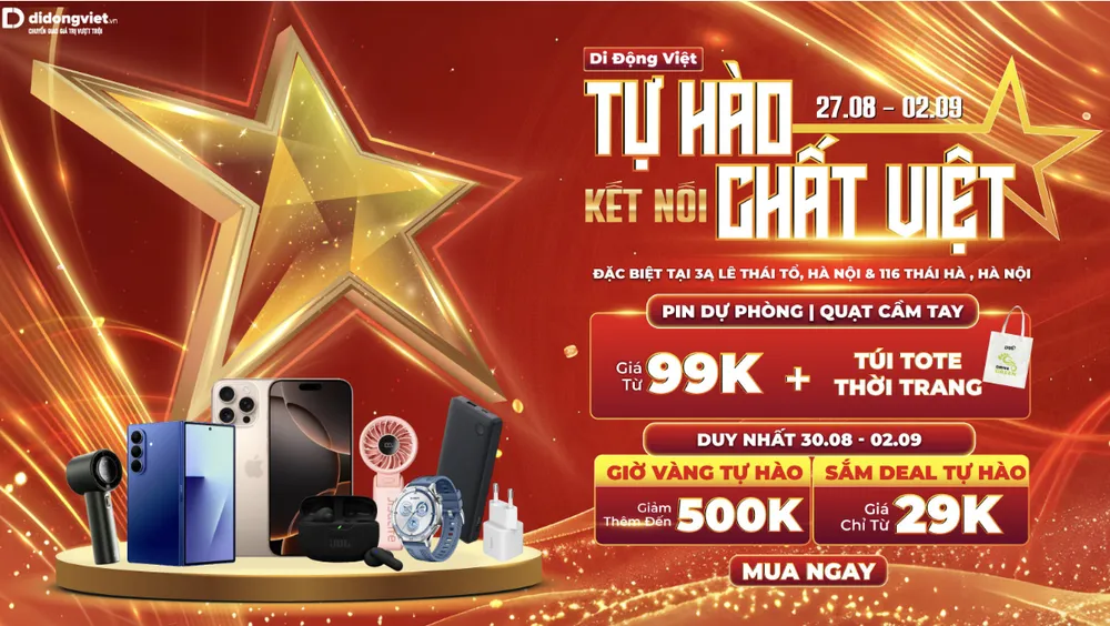 Di Động Việt tung chương trình nhân dịp Lễ 2-9 