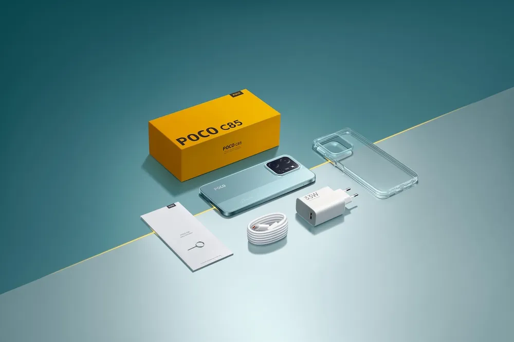 POCO C85 Unboxing With Charger.jpg