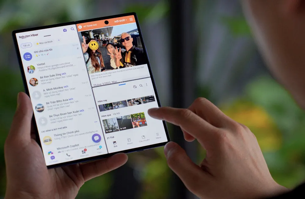 Galaxy Z Fold7 với màn hình gập mở đã đưa người dùng di động đến trải nghiệm mới mẻ