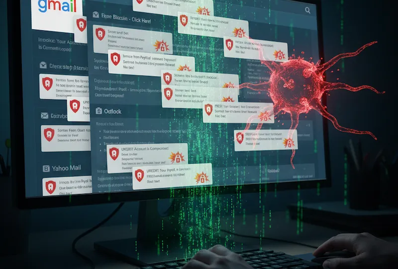 Người dùng Internet luôn cẩn trọng khi đăng nhập các mật khẩu email nhằm phòng tránh bị tấn công lấy mất mật khẩu