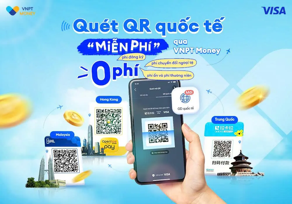 Tính năng Giao dịch quốc tế đặc biệt hữu ích với người Việt đi du lịch, công tác hay học tập ở nước ngoài