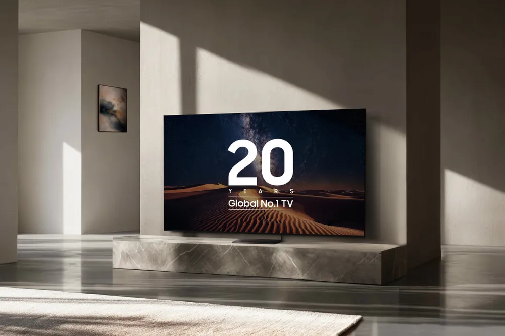 Samsung đạt 29,1% thị phần TV toàn cầu trong năm 2025, giữ vững vị trí thương hiệu TV số 1 thế giới trong 20 năm liên tiếp.