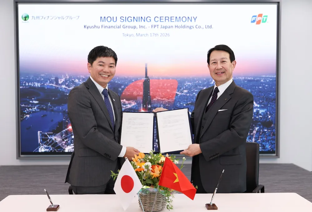 Lễ ký kết hợp tác giữa FPT và KFG diễn ra tại Nhật Bản