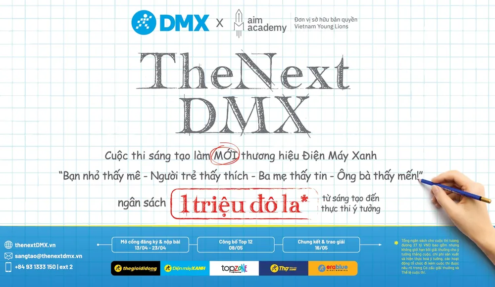 Điện máy Xanh công bố thông tin chi tiết của cuộc thi