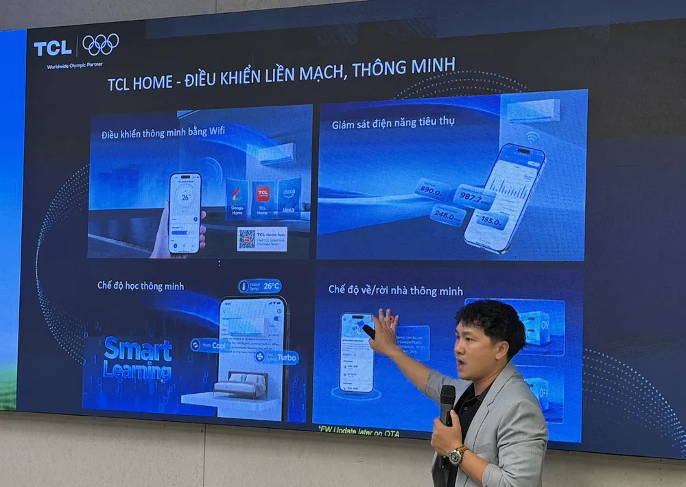 Đại diện TLC đã có buổi giới thiệu máy lạnh FreshIN 3.0