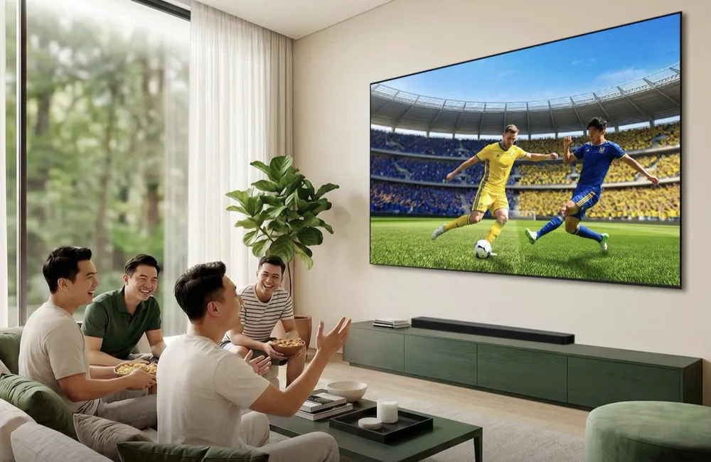 Những cảm xúc cuồng nhiệt của thể thao được Sony tái hiện sống động ngay trong không gian phòng khách với các dòng TV BRAVIA.