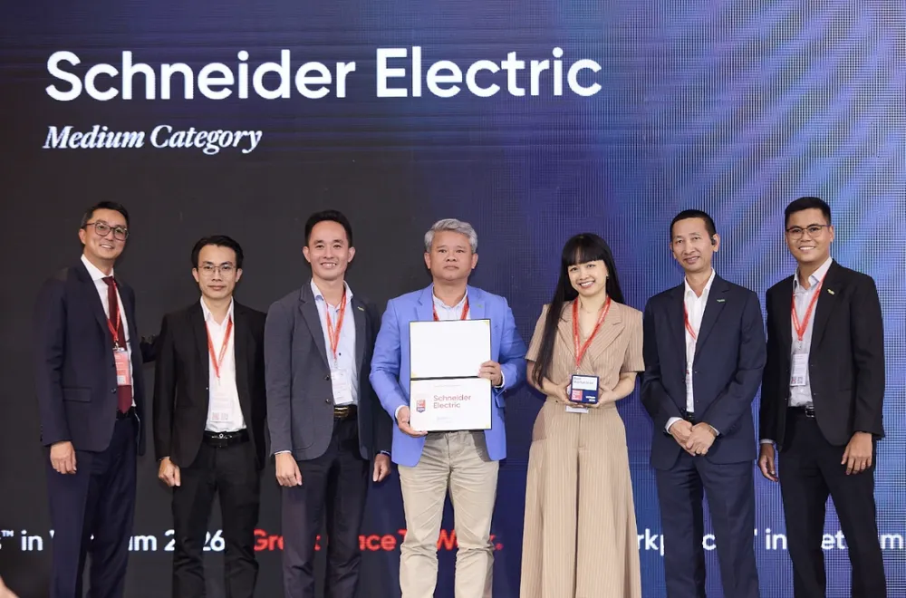 Schneider Electric được vinh danh trong Bảng xếp hạng Best Workplaces in Vietnam 2026 