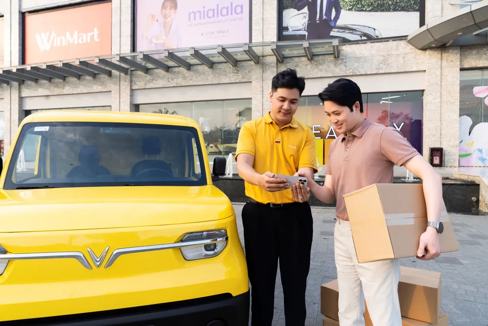 VinFast EC Van mang lại nhiều tiện ích khi giao hàng, nhất là ở khu vực nội đô