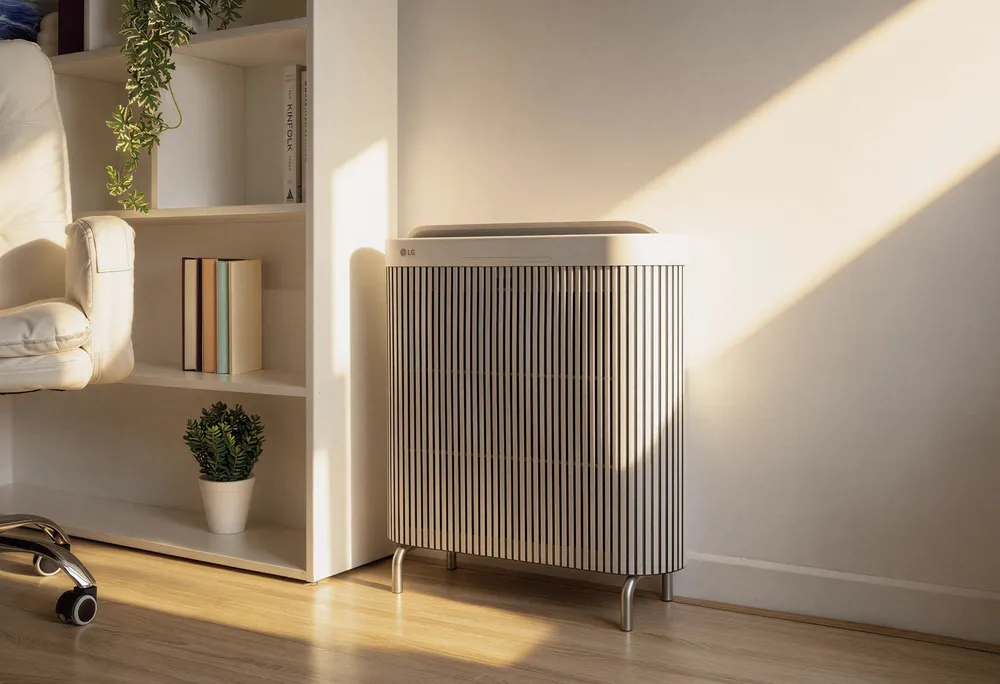 Thiết kế của LG PuriCare WallFit thuận tiện cho việc vệ sinh và bảo dưỡng.