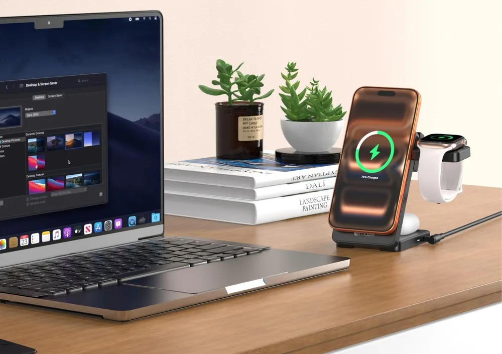 Một thiết bị sạc cho iPhone của MAZER