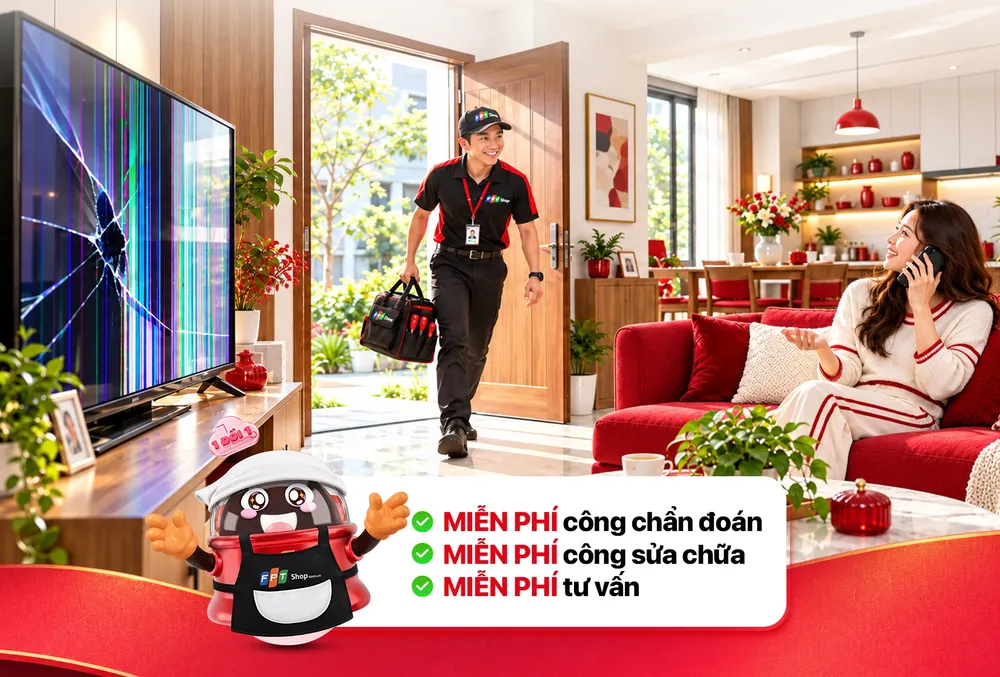 Chương trình của FPT Shop mang đến thêm sự y6en tâm cho khách hàng.